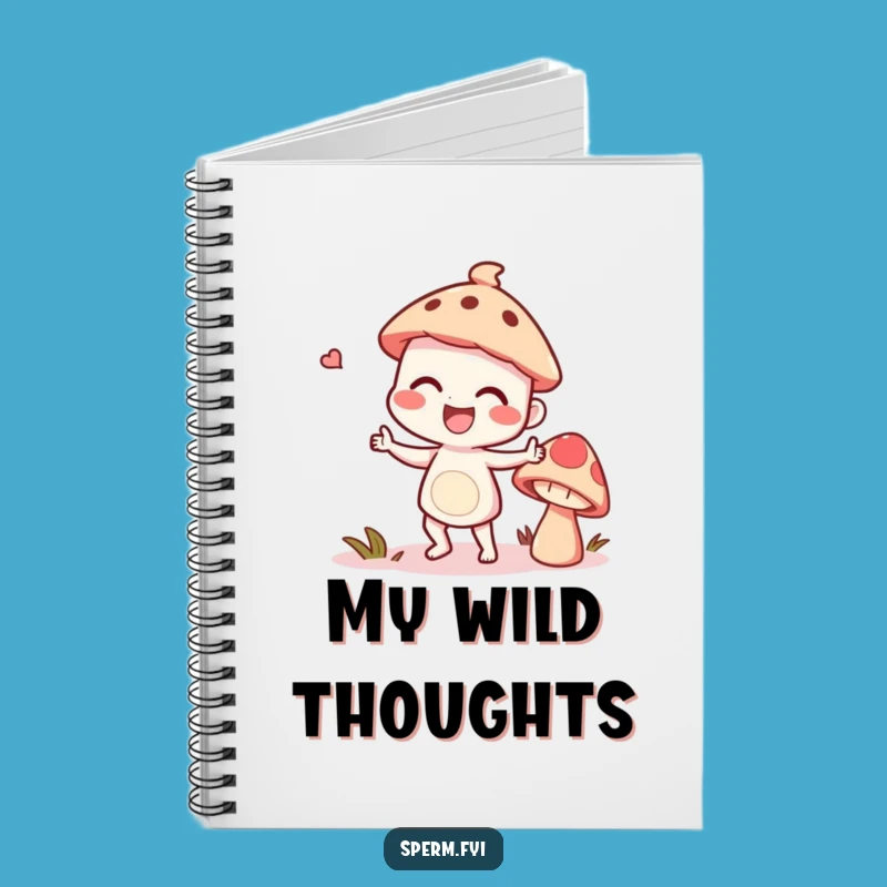 Funny Mushroom Dance Notebook: Giggling Character's Journal for Fun Ideas