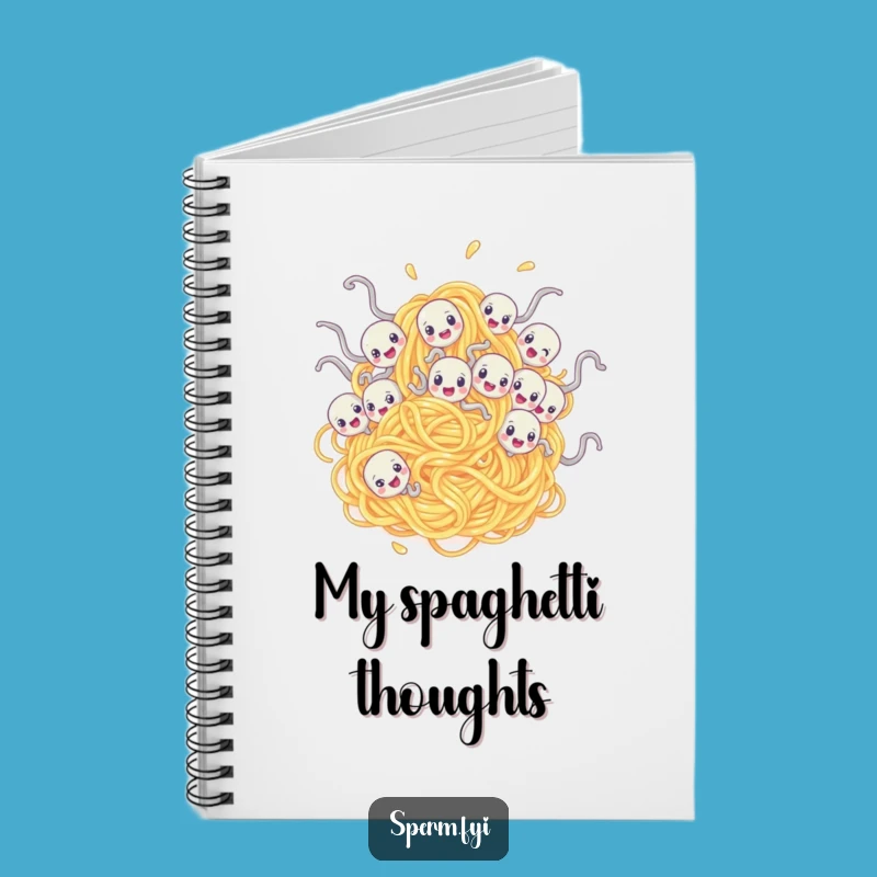 Funny Spaghetti Sperm Notebook: Jot Down Your Wildest Ideas