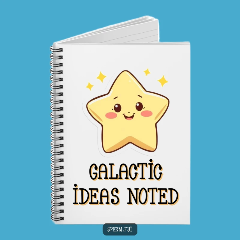 Funny Star Notebook: Enthusiastic Twinkler Journal, a Bright Humorous Gift