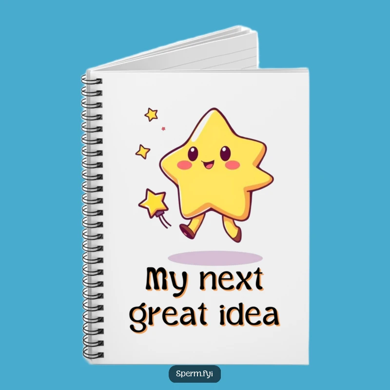 Funny Star Tag Comet Notebook: Jot Down Ideas with Celestial Humor