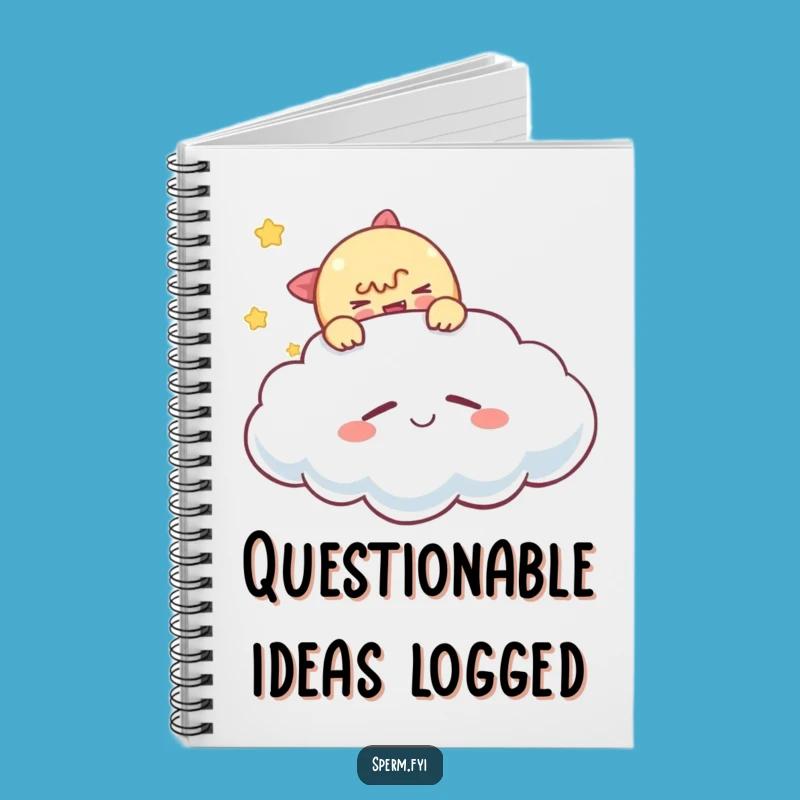 Funny Tickling Cloud Notebook: Jot Down Mischief with Playful Flair Gift