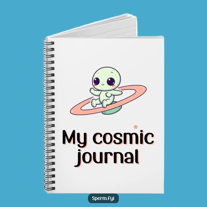 Funny Kawaii Alien Notebook - Hilarious Journal for Cosmic Ideas & Doodles