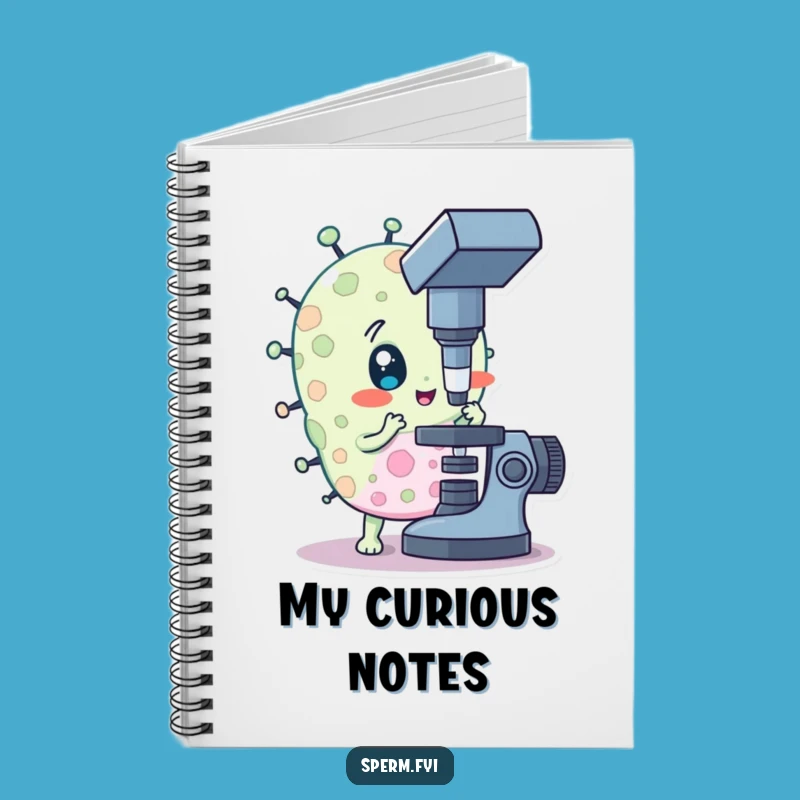 Funny Curious Bacteria Notebook: Document Your Discoveries