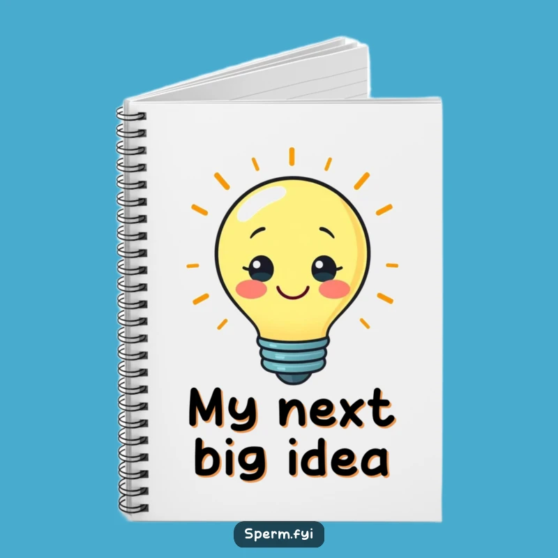 Funny Bright Idea Lightbulb Notebook: Jot Down Your Genius Thoughts