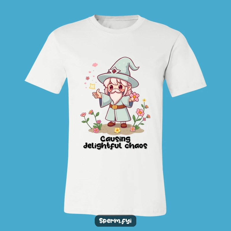 Funny Kawaii Enchanted Bloom T-Shirt - Wizard Flower Spell Tee Gift