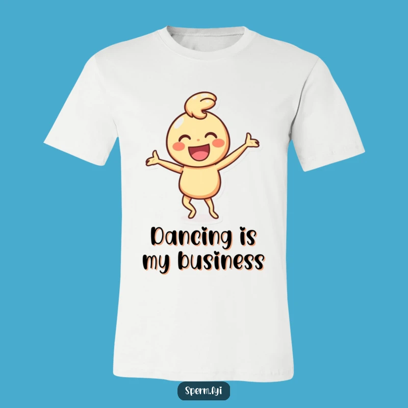 Funny Smiley T-Shirt: Silly Dancer Tee, a Groovy Humorous Gift