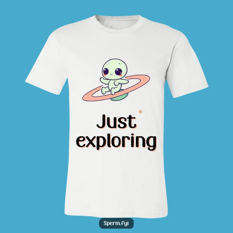 Funny Kawaii Alien T-Shirt - Comical Space Adventure Tee for Laughing Out Loud