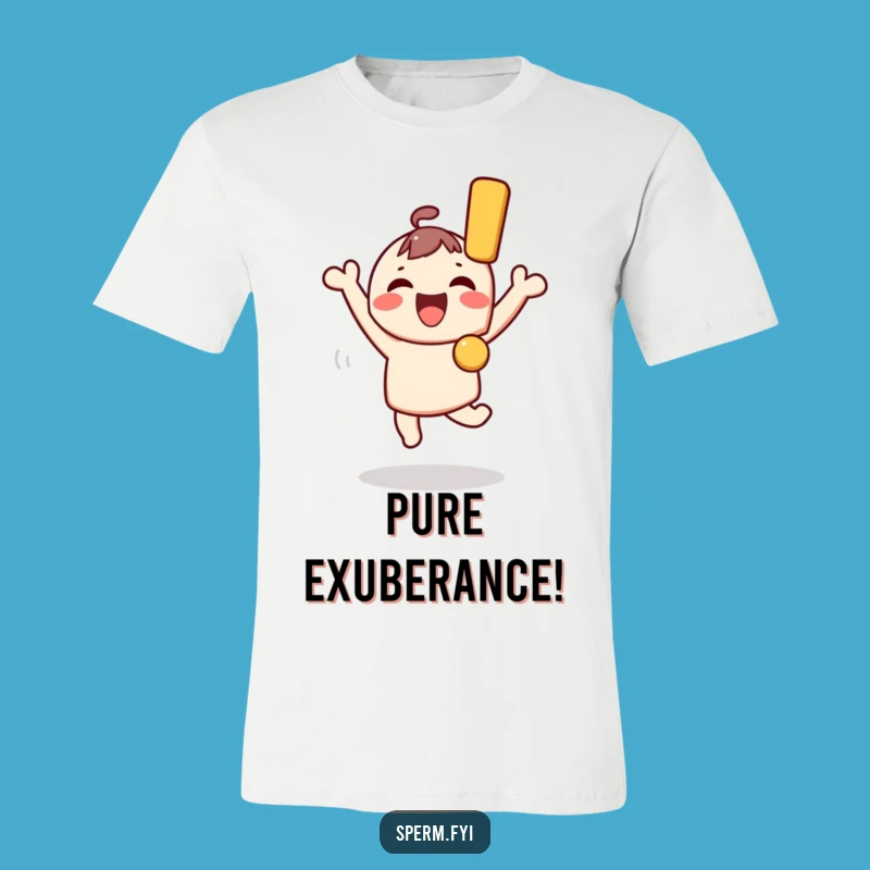 Funny Joyful Kawaii Character T-Shirt - Hilarious Gift for Celebrations