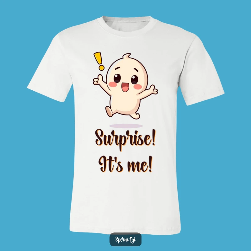 Funny Kawaii Exclamation Point Surprise T-Shirt - Energetic Funny Gift!