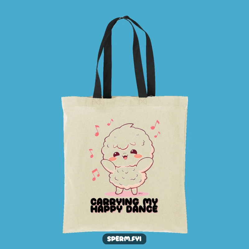 Funny Kawaii Dancer Tote Bag: Stylish Dance Moves, Ideal Funny Gift for Everyday