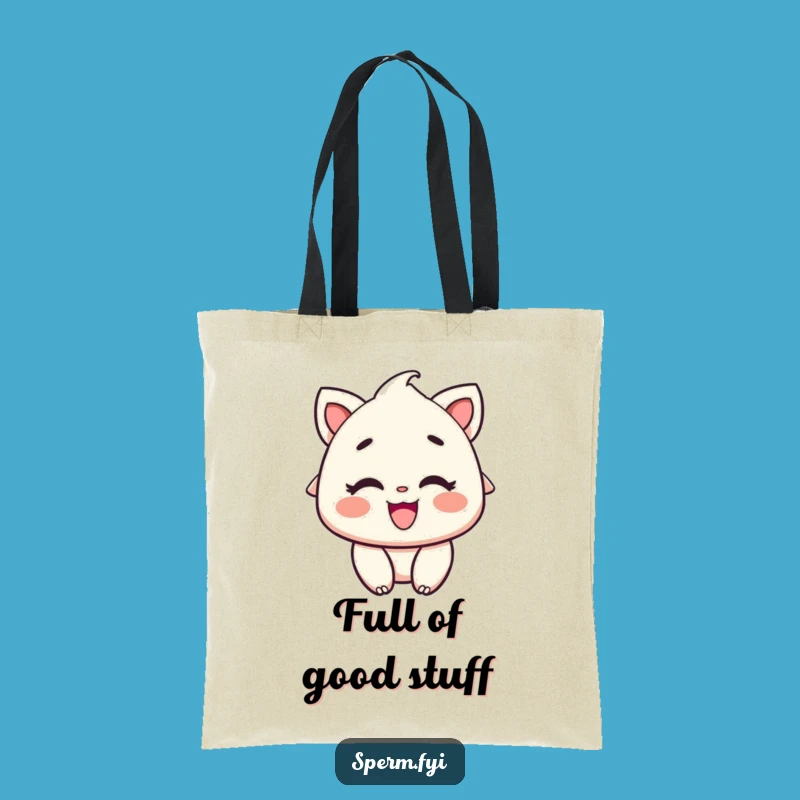 Funny Smiling Character Tote Bag: Carry Your Delight Everywhere, Wonderful Funny Gift